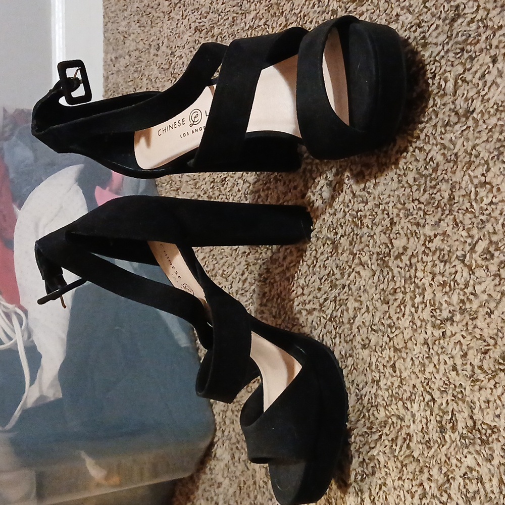 Chinese Laudry Strappy Heels